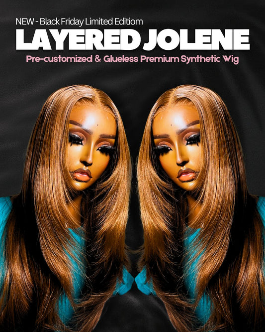 🔥Customized GLUELESS PHW Layered Jolene