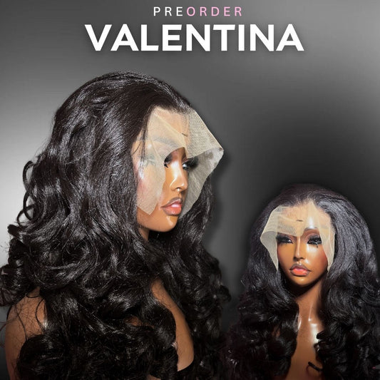 PHW Premium HD Lace Frontal Synthetic Wig - Valentina Natural Yaki 30"