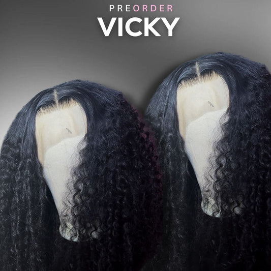 PHW Premium HD Lace Frontal Synthetic Wig - Curly Vicky 30"